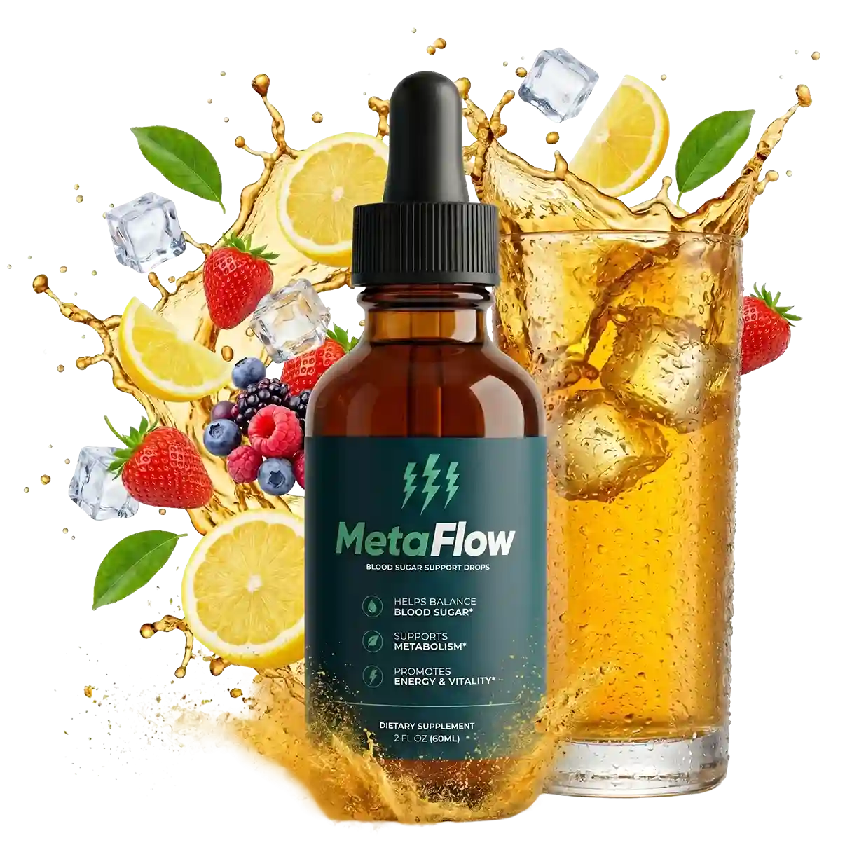 MetaFlow Blood Sugar Support Drops — 6 Bottle Pack Official USA 2026